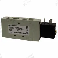 AVENTICS Solenoid Air Control Valve: Series L2, Single Solenoid, Four-Way / Two-Position, 24V DC (MPN L23BA452B000061). Key specifications — attr1077526: L23BA452B000061; attr1077589: Locking; attr1077598: Solenoid Air Control Valve; attr1077600: Spring Return.