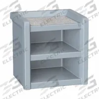 CORTECH Nightstand: Gray, 21 1/2 in Overall Ht, 21 in Overall Wd, 18 in Overall Dp, 3 Shelves (MPN 7609GY). Key specifications — Brand: CORTECH; Furniture Series: Endurance.