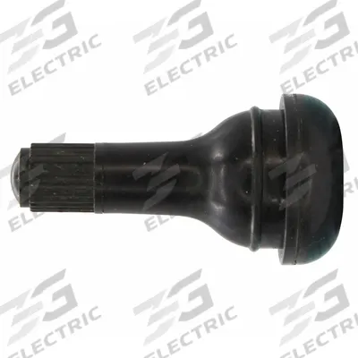 TRU-FLATE Snap-In Valve: Tire Valve, Snap-In, 180° Valve Stem Angle, Straight - Tire Valve Stems
