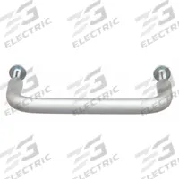MONROE PMP Pull Handle: Threaded Holes, Aluminum, Silver, M4 Screw Size, 0.31 in, 1.3 in Projection (MPN PH-0119). Key specifications — Brand: MONROE PMP; Projection Type: Non-Recessed; Material: Aluminum; Finish: Dull Anodized; Color: Silver; Folding Type: Fixed; Mounting Type: Threaded Holes; Screw Size: M4.