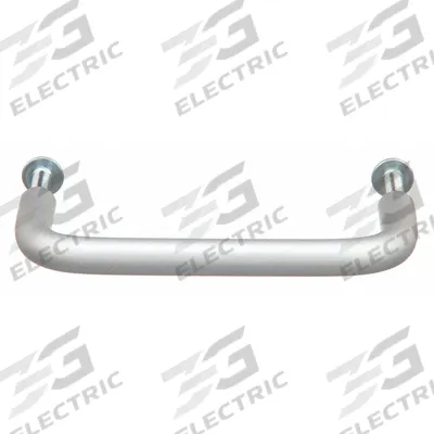 MONROE PMP Pull Handle: Threaded Holes, Aluminum, Silver, M4 Screw Size, 0.31 in - Standard Pull Handles