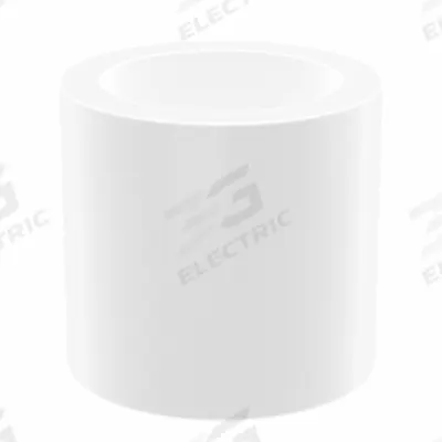 OILITE Sleeve Bearing: PTFE, 12 mm Bore, 16 mm OD, 15 mm Overall Lg, White, -325°F to 500°F - Chemical- & Heat-Resistant Plastic Sleeve Bearings