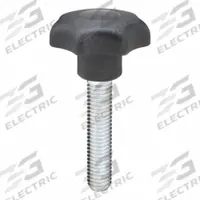 KIPP Hand Knob: 7 Point, Plastic w/ Steel Thread, 1/2"-13 Thread, 60 mm Thread Lg, 50 mm Dia (MPN K0155.4A5X60). Key specifications — Brand: KIPP.