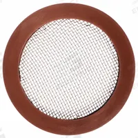 Cam and Groove Gasket: 1/2 in For Coupling Size, Brown, 1 in Outside Dia, Flat with Screen, FKM (MPN ZUSA-CAM-V20S-1/2). Key specifications — Color: Brown; Color Code Stripe: None; Metal Detectable: No; Durometer: 60A; Gasket Material: FKM; Brand: USA INDUSTRIALS.