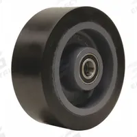 APPROVED VENDOR Caster Wheel: 8 in Wheel Dia., 3 in Wheel Wd, Polyurethane, 3,250 lb Load Rating (MPN HC08030S6-16-6205-826). Key specifications — Brand: APPROVED VENDOR; Wheel/Tread Color: Black.
