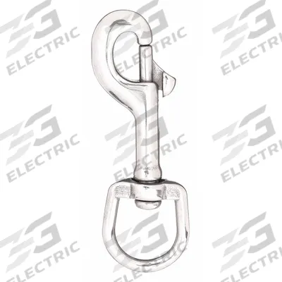 LUCKY LINE PRODUCTS Slide Bolt Snap: 1 Snaps, Slide Bolt, Stainless Steel - Slide Bolt Spring Snaps