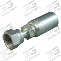 WEATHERHEAD Hydraulic Crimp Fitting: Steel x Steel, Straight, -10 For Hose Dash Size, ORS x Crimp (MPN 08E-S68). Key specifications — Fitting Gender: Female x Genderless; Fitting Connection Type: ORS x Crimp; For Hose Dash Size: -10; Thread Size: 13/16"-16; Brand: WEATHERHEAD.