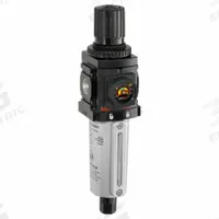 ARO FRL Piggyback: Series 1500 Series, 1/4 in NPT, 58 scfm, 5 micron, 250 psi, Auto Drain, Aluminum (MPN P39224-614). Key specifications — attr109419: ARO; attr109429: Aluminum; attr109463: Yes; attr109467: Nitrile; attr109468: Series 1500.