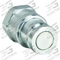PARKER Hydraulic Quick Connect Hose Coupling: 3/8 in Coupling Size, Steel, Nitrile, Female NPTF (MPN 71-3N6-8F). Key specifications — Seal Material: Nitrile; Body Material: Steel; Brand: PARKER.