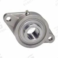 IPTCI BEARINGS 2 Bolt Flange Bearing: Radial Ball, 30 mm Bore, SS, Set Screws, 141 mm Lg, 40.5 mm Wd (MPN SUCSFL206-30MM). Key specifications — Bore Type: Cylindrical; Brand: IPTCI BEARINGS; Lubricant Material: H-1 Grease; Mounting Bolt Size: 3/8 in; Split Housing: Not Split; System of Measurement: Metric.