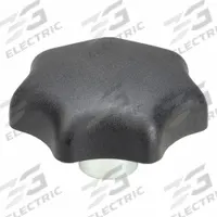 KIPP Hand Knob: 7 Point, Plastic w/ Steel Thread, 3/8"-16 Thread, 22 mm Thread Lg, 63 mm Dia (MPN K0153.2A41). Key specifications — Brand: KIPP.