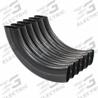 EZ ROUTE Routing System: Plastic, 6 Channels, For 1/2 in_5/8 in Tube Outside Dia, 9 in Overall Lg (MPN R02-06). Key specifications — Brand: EZ ROUTE; Color: Black.