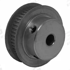 APPROVED VENDOR Timing Pulley: Trapezoidal, Fixed, For MXL Timing Belt Section, For 1/4 in Belt Wd (MPN 48MP025-6FA3). Key specifications — attr1328229: APPROVED VENDOR; attr1328272: Trapezoidal; attr1328235: Clear Anodized.