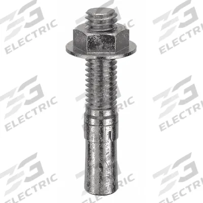 MKT FASTENING Wedge Anchor: 2 1/4 in Overall Lg, 3/8 in Dia, 3/8"-16 Thread Size, Plain - 18-8 Stainless Steel Wedge Anchors