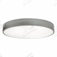 LED Flush Mount: 19 in Dia, Satin Nickel, 2 1/2 in Ht, 2,000 lm, 2700K/3000K/3500K/4000K/5000K, 30 W (MPN BAYF19LAJUDSN). Key specifications — Voltage: 120 to 277V AC; Brand: AFX INC.; For Bulb Type: Integrated LED; Includes Bulb: No; Color Temperature: 5000K; Housing Finish/Color (Broad): Satin Nickel.