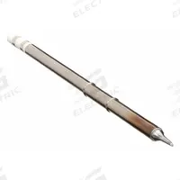 HAKKO Soldering Tip: T15 Series, Bevel, 1.1 mm W, 11.5 mm Lg, 1 mm OD (MPN T15-BCF1). Key specifications — Brand: HAKKO; Compatible Handpiece Manufacturer Model Number: FM-2028; Manufacturer Part Number: T15-BCF1.