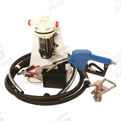 LIQUIDYNAMICS INC. Electric Drum Pump: 12 V DC, 1/10 hp HP, Polypropylene - Tote-Mount DEF Dispensing Pump Systems
