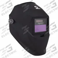 MILLER Welding Helmet: Auto-Darkening, 2 Arc Sensors, Black, W8/W9/W10/W11/W12/W13, 6 sq in, Digital (MPN 287803). Key specifications — Color: Black; Suspension Adjustment Type: Ratchet; Series: Classic; Graphics: None; Viewing Area: 6 sq in; Brand: MILLER; Grind Mode: Yes; Helmet Material: Nylon.