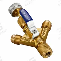 YELLOW JACKET Valve Core Remover: 2 7/8 in Lg, Brass, 5/16 in Female SAE Right-Hand, A2L Compatible (MPN 93902). Key specifications — Application: Evacuation; Product Type: Valve Core Remover; Brand: YELLOW JACKET; Body Material: Brass; Manufacturer Part Number: 93902.