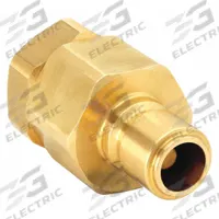 SNAP-TITE Hydraulic Quick Connect Hose Coupling: 3/8 in Coupling Size, Brass, Nitrile, Female NPTF (MPN BVEAN6-6F). Key specifications — Body Material: Brass; Seal Material: Nitrile; Brand: SNAP-TITE.