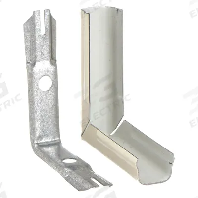 LEGRAND External Elbow: 500, 3/4 in Ht, 3/4 in Raceway Wd, Steel - 90 Degree Elbows for Single-Channel Raceways