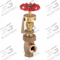 UNITED BRASS WORKS Gate Valve: For Gas/Oil/Steam/Water Media, Bronze, Angle, 1/2 in Pipe Size, FNPT (MPN 294000). Key specifications — Brand: UNITED BRASS WORKS; Bonnet Material: Brass; Disc Material: Stainless Steel; Connection Type: FNPT.