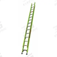 LITTLE GIANT Extension Ladder: 28 ft Ladder Size, Fiberglass, 300 lb Load Capacity, 52 lb Wt (MPN 18728-186). Key specifications — Color: Green; Brand: LITTLE GIANT; Included Features: V-Rung; Removable Fly: Fixed.