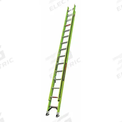 LITTLE GIANT Extension Ladder: 28 ft Ladder Size, Fiberglass, 300 lb Load Capacity - Non-Conductive Fiberglass Extension Ladders