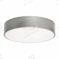 LED Flush Mount: 12 in Dia, Satin Nickel, 2 1/2 in Ht, 1,600 lm, 2700K/3000K/3500K/4000K/5000K, 20 W (MPN BAYF12LAJUDSN). Key specifications — Voltage: 120 to 277V AC; Brand: AFX INC.; For Bulb Type: Integrated LED; Includes Bulb: No; Color Temperature: 2700K; Housing Finish/Color (Broad): Satin Nickel.