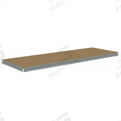 TENNSCO Shelf: 72 in x 30 in, 600 lb Load Capacity, Particleboard, Gray - Particleboard Decking Shelf Kits for Boltless Shelving