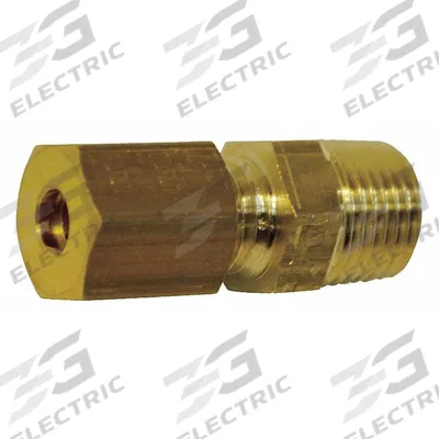 LEGRIS Compression Fitting Adapter: 12 mm OD x 3/8 in Pipe Fitting Size, Compression x MBSPT - Standard Sleeve Brass Compression Fittings