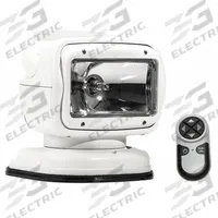 GOLIGHT Spotlight: Rectangular, Spot, Halogen, Handheld Remote, Bracket, Lighter Plug, White (MPN 7900GT). Key specifications — Housing Color: White; Brand: GOLIGHT; Electrical Connection: Lighter Plug; Installation Type: Permanent; Controller Type: Handheld Remote.