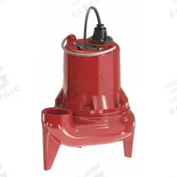 LIBERTY PUMPS Sewage Ejector Pump: Cast Iron, Single Phase, 1/2 hp, 208/230V AC, 24 ft Max. Head (MPN LE52M). Key specifications — Impeller Material: Thermoplastic; Rated Voltage: 208/230V AC; Hazardous Location Class: Not Rated; Brand: LIBERTY PUMPS; Discharge Orientation: Vertical; Switch: Not Included.