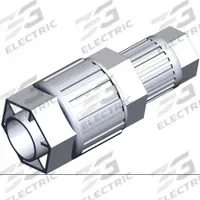 SMC High Purity Tube Fitting: 3/4 in OD x 3/8 in OD Size, Compression x Compression, PFA (MPN LQ3U5A-R2). Key specifications — Series: LQ3; Brand: SMC; Standards: RoHS_6, RoHS_10.