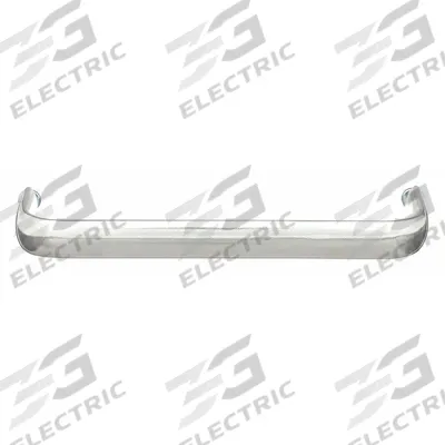 MONROE PMP Pull Handle: Threaded Holes, Aluminum, Silver, #10-32 Screw Size - Standard Pull Handles