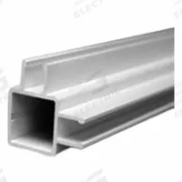 Double Track Tube System: 1 in x 1 in, 145 in Lg, Aluminum, 1/2 in Flange Ht, 13FT9030-144. Key specifications — Series: Quick Frame; Material: Aluminum; System of Measurement: Inch; Manufacturer Part Number: 13FT9030-144; Brand: FAZTEK; Finish: Anodized.
