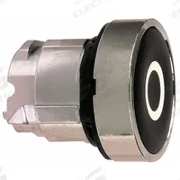 SCHNEIDER Flush Push Button: Black, 22 mm Mounting Size, Metallic, Momentary (MPN ZB4BA232). Key specifications — Brand: SCHNEIDER; Action: Momentary; Legend: O; Series: XB4; Push Button Material Type: Metallic.