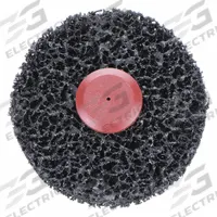 SCOTCH-BRITE Clean and Strip Disc: 4 in Dia x 1 in W, 1/4 in Straight Shaft, Silicon Carbide, C2-ZS (MPN 61500070687). Key specifications — Brand: SCOTCH-BRITE; Connector Type: Straight Shaft; Series: C2-ZS; Connector Size: 1/4 in.