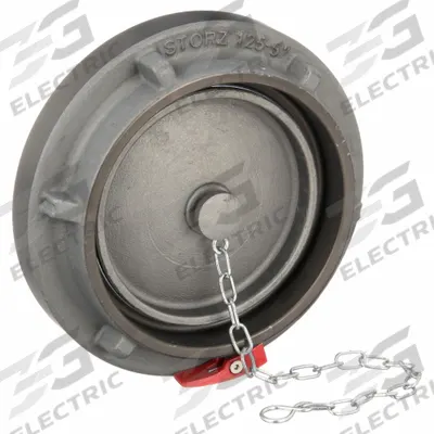 MOON AMERICAN Hydrant Cap: Cap, Aluminum, 5 in Compatible Pipe Size, Genderless, Storz - Aluminum Fire Hose & Hydrant Caps