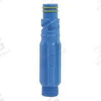 AQUOR WATER SYSTEMS Hose Connector: Acetal, Blue, Check Valve (MPN CN-S1-B). Key specifications — Product Type: Hose Connector; Material: Acetal; Color/Finish: Blue; Includes: Check Valve; Brand: AQUOR WATER SYSTEMS.