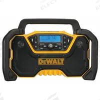 DEWALT Radio: Radio, 12V MAX*/20V MAX*/FLEXVOLT®, AM/FM/Auxiliary/Bluetooth®/USB, USB, 12V DC/20V DC (MPN DCR028B). Key specifications — attr1255938: 20V MAX*; attr1291279: Tool Only.