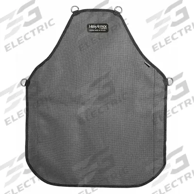 HEXARMOR Bib Apron: ANSI/ISEA Cut Level A7, SuperFabric, Strap, Bib Apron, 24 in Apron Wd - Cut-Resistant Aprons