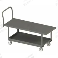 APPROVED VENDOR Platform Truck: 1,400 lb, 60 in L x 30 in W x 27 in H Deck, Solid, 12 ga Deck, Std (MPN WHPT30605PU95). Key specifications — Side Panel Type: No Side Panels; Brand: APPROVED VENDOR; Color: Gray; Caster/Wheel Configuration: (2) Rigid.