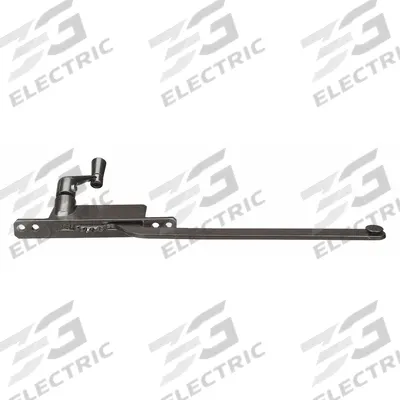 APPROVED VENDOR Window Operator: Crank, Handle Included, Right-Hand, Frame, Gray - Awning & Casement Window Operators & Handles