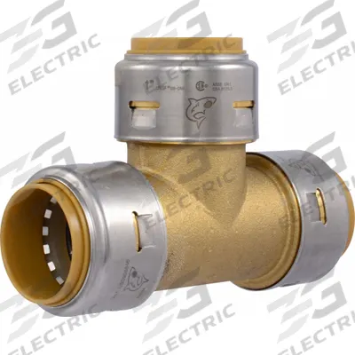 SHARKBITE MAX Push-Fit Cap: Push-to-Connect, Brass - Standard Brass Push-to-Connect Tube Fittings