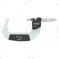 MITUTOYO IP65 Digital Outside Micrometer: 3 in to 4 in /0 mm to 25.4 mm, Inch/Metric, IP65 (MPN 293-347-32). Key specifications — attr1182744: 0.00005 in/0.001 mm; attr1182776: IP65; attr1182741: MITUTOYO; attr1182743: +/- 0.00005 in; attr1182759: Yes.