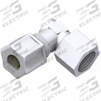JACO Female Elbow Compression Connector: 3/8 in OD x 3/8 in Pipe Size, Compression x FNPT, 5 PK (MPN 45-6-6-P-PG). Key specifications — Standards: NSF 61 Listed; Brand: JACO.