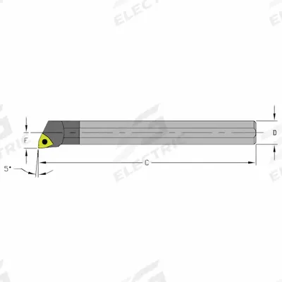 ULTRA-DEX USA Indexable Boring Bar: E10S SWLCL2 (MPN 920-000-296) - Indexable Boring Bars