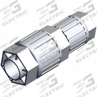 SMC High Purity Tube Fitting: 3/4 in OD x 1/2 in OD Size, Compression x Compression, PFA (MPN LQ3U5A-R1). Key specifications — Series: LQ3; Brand: SMC; Standards: RoHS_6, RoHS_10.