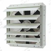 Exhaust Fan: 18 in Blade, 1 Speed, 1/4 hp, Totally Enclosed Air Over, 2,616 cfm, 115V AC, 1 ph (MPN 1BLJ3). Key specifications — Brand: DAYTON; Motor Enclosure: Totally Enclosed Air Over; Frame Material: Fiberglass; Number of Speeds: 1; Nameplate Voltage: 115V AC.